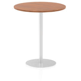 Dynamic Italia 1000mm Poseur Round Table Walnut Top 1145mm High Leg ITL0149 DD